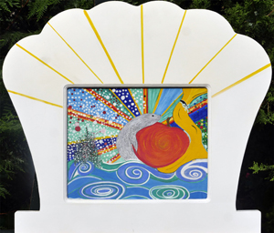 Sylt - &Ouml;l auf Leinenkarton - 55 x 48cm - Unikatrahmen